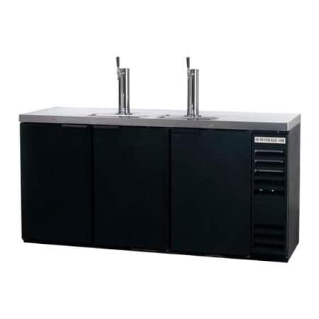 Beverage-Air Beverage Air Draft Direct Draw Dispensers 23" Base DD Series, 72"W DD72HC-1-B